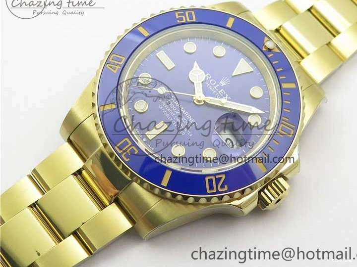 MiroTime 0506 Submariner 41mm 126618 LB YG BP Maker Best Edition Blue Dial on YG Bracelet DailyWear 2572